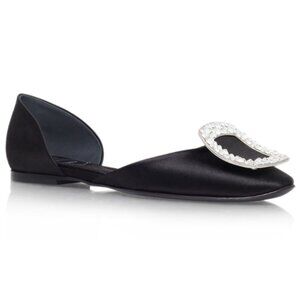 Roger Vivier Chips Strass Ballerina Flats